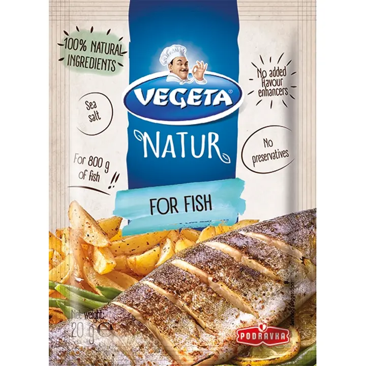 Podravka Vegeta Natur maitseaine kalale 20 g