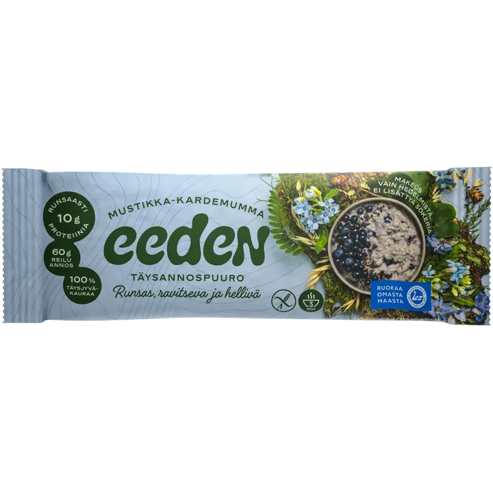 Eeden Täysannospuuro Mustikka-Kardemumma 60 g