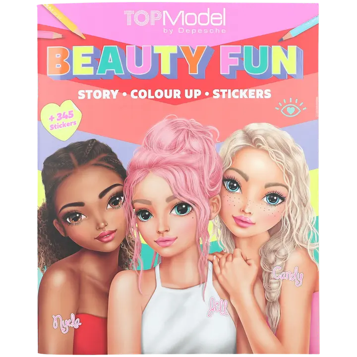 TOPModel Värityskirja BEAUTY FUN