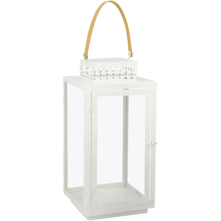 Latern aino 45 cm valge