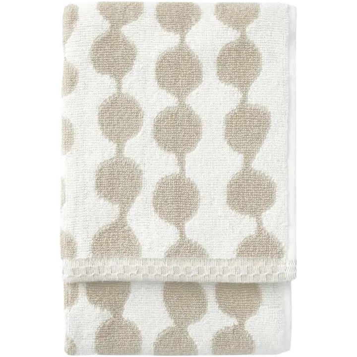 Finlayson käsipyyhe Pampula 50x70 beige-valkoinen