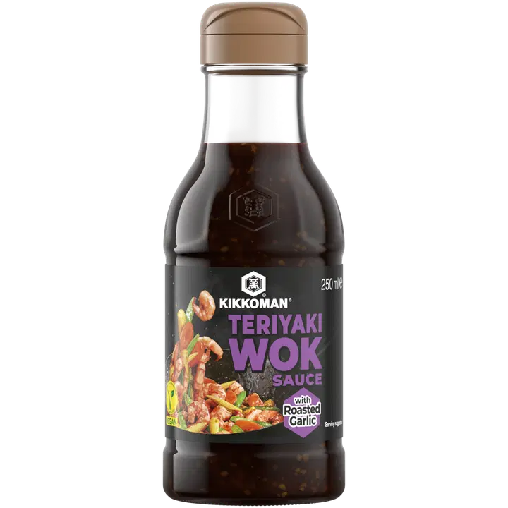 Kikkoman 250ml Teriyaki kastike paahdetulla valkosipulilla