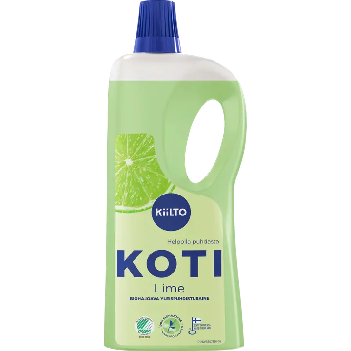 Kiilto Koti biohajoava yleispuhdistusaine Lime 1 L
