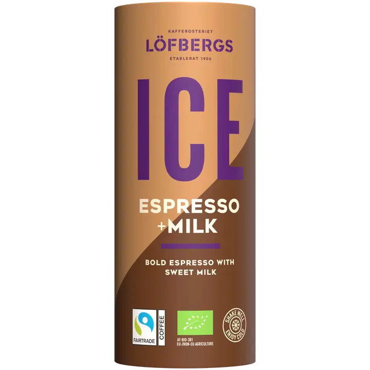 Löfbergs Ice Espresso + Milk 230 ml 230 ml Reilukauppa Luomu