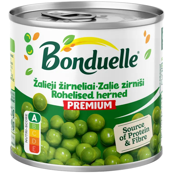 Bonduelle rohelised herned 400/265 g