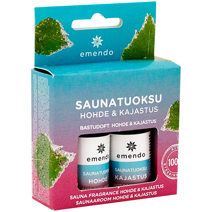 Emendo Saunatuoksut Hohde & Kajastus 2 x 10 ml