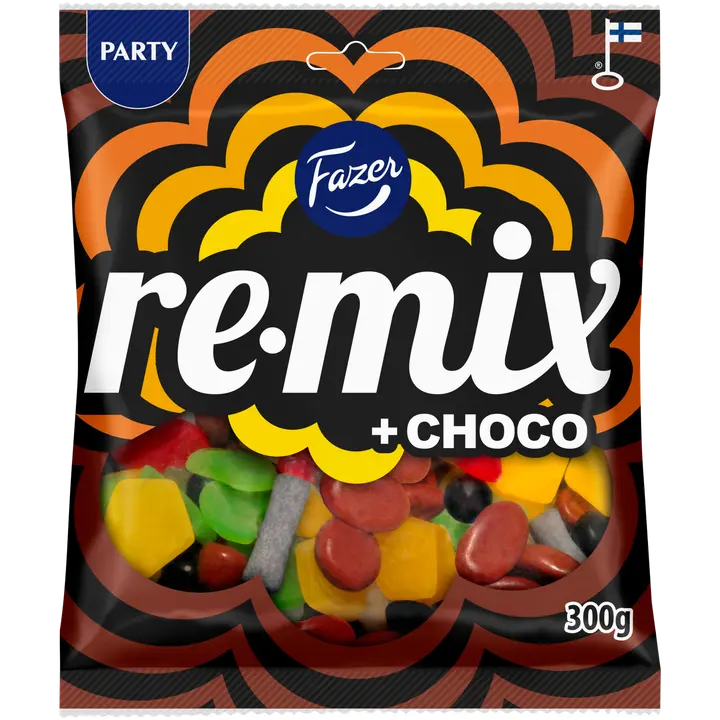 Fazer Remix Choco kommikott 300g