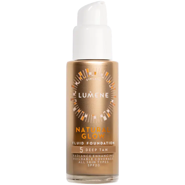Lumene Natural Glow Heleyttävä meikkivoide SK20 5 Deep Tan 30 ml
