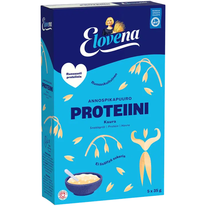 Elovena 175g proteiini kaura annospikapuuro