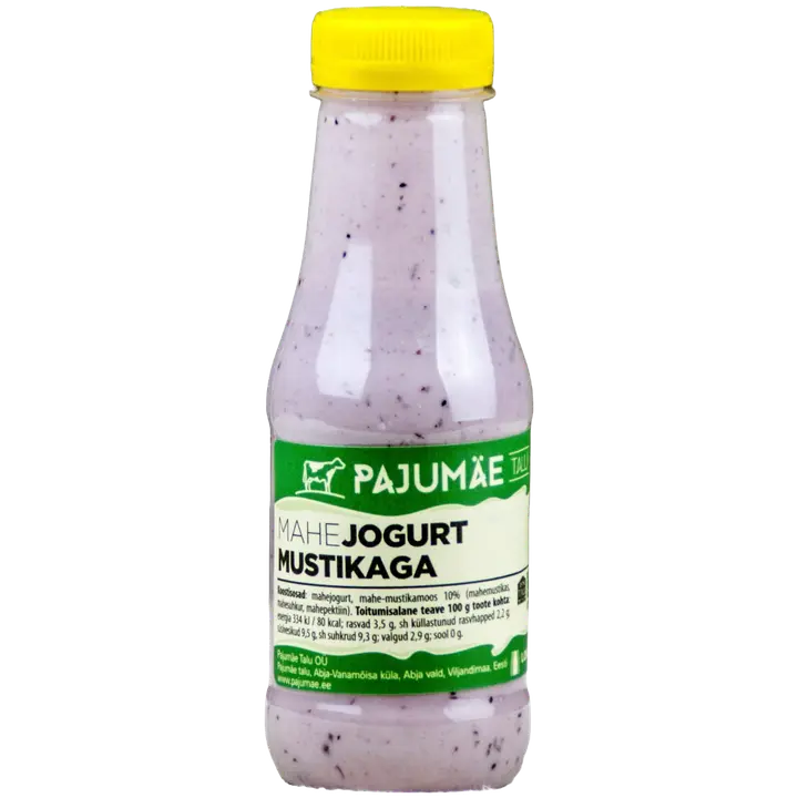 Pajumäe Talu mahejogurt mustikaga, 250 ml