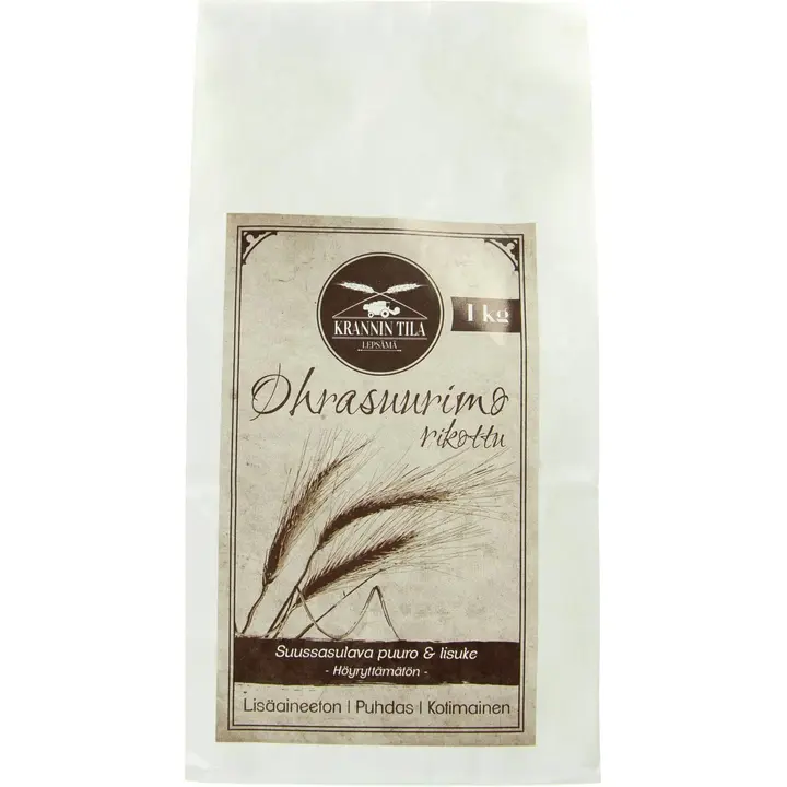 Krannin Tila 1kg ohrasuurimo rikottu