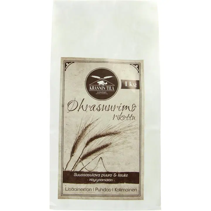 Krannin Tila 1kg ohrasuurimo rikottu