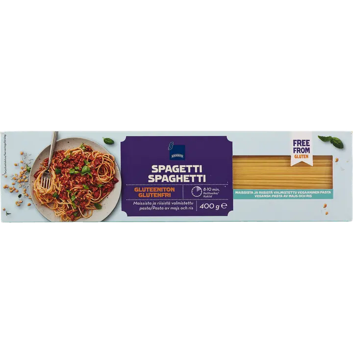 Rainbow spagetti Gluteeniton 400g