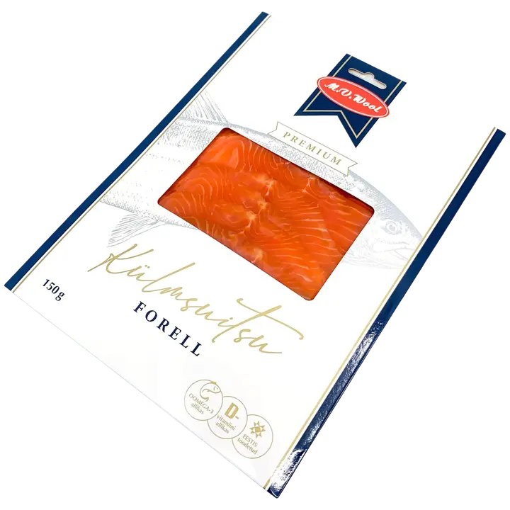 M.V.Wool Külmsuitsu Forell Premium Viil 150 G