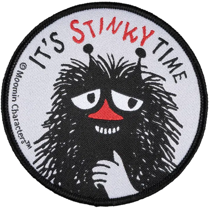 Muumi silitysmerkki Stinky time ø 80mm