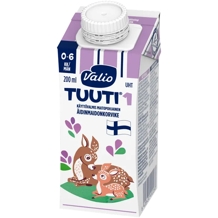 Valio Tuuti® 1 maitopohjainen äidinmaidonkorvike 200 ml UHT