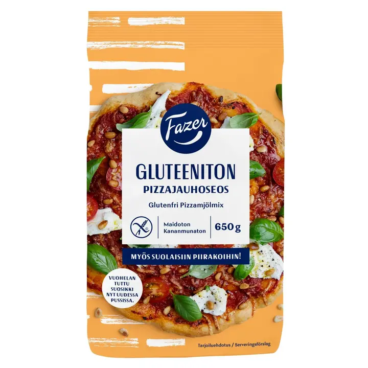 Fazer Gluteeniton Pizzajauhoseos 650 g