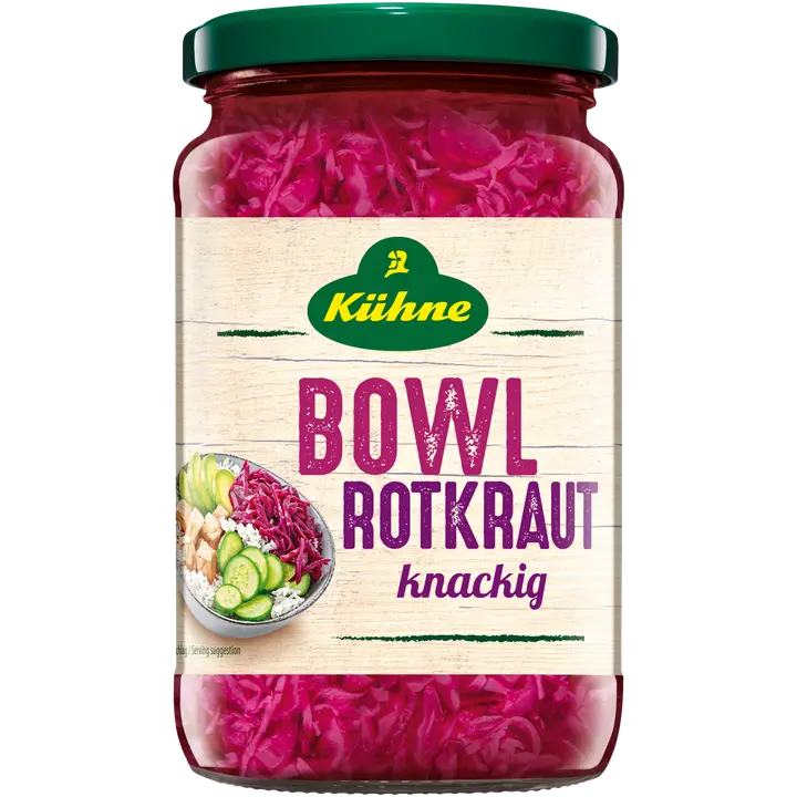 Kühne punakaali purkissa 370 ml