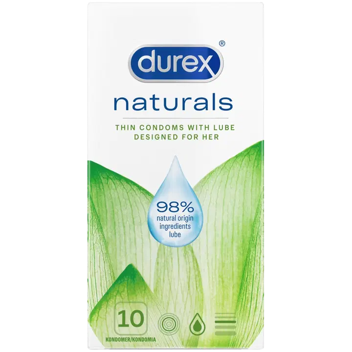 Durex Naturals kondomi 10kpl