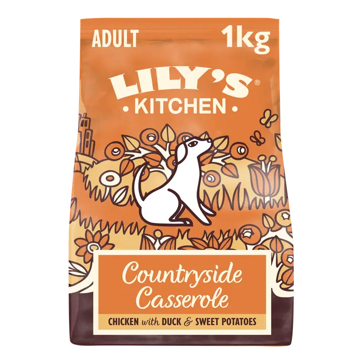 Lily's Kitchen Countryside Casserole kana ja pardiga kuivtoit koertele 1 kg