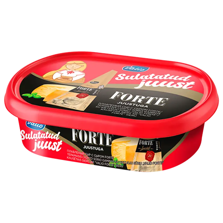 Valio sulatatud juust Forte juustu 185g