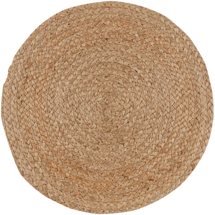 House juuttitabletti pyöreä 38 cm natural golden jute
