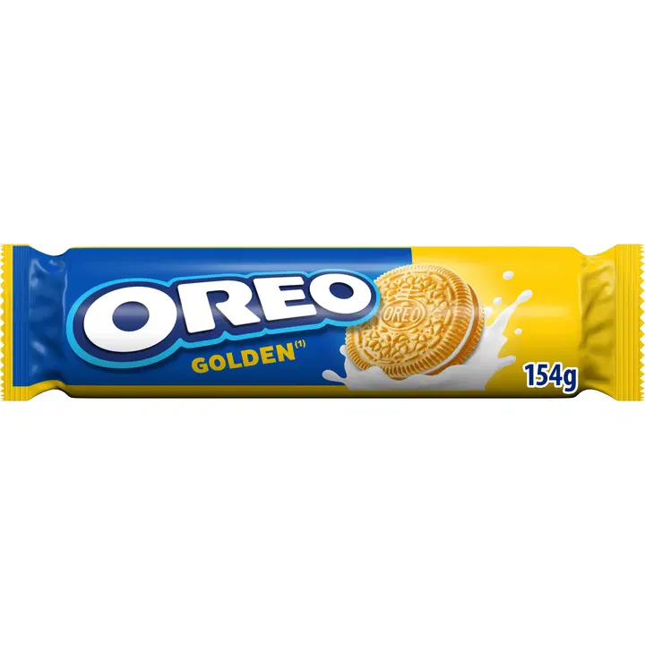 Oreo golden täidisega küpsised, 154 g