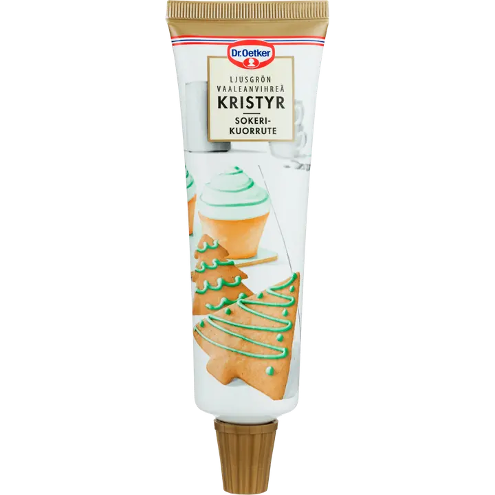 Dr. Oetker Vaaleanvihreä sokerikuorrute 125g