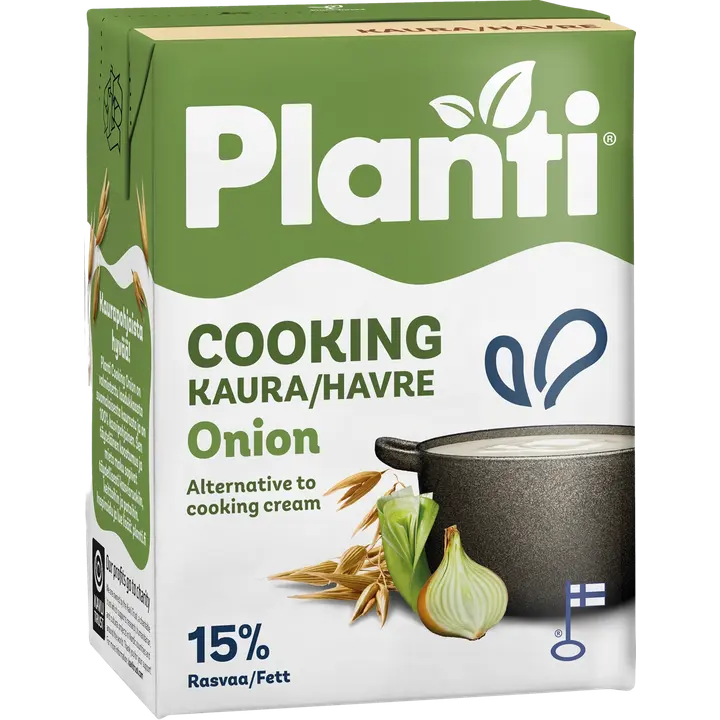 Planti Cooking sipuli kaurapohjainen ruoanlaittovalmiste 15% rasvaa 2dl