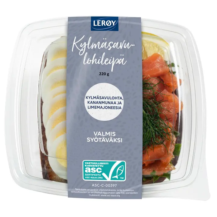 Lerøy kylmäsavulohileipä ASC 220 g