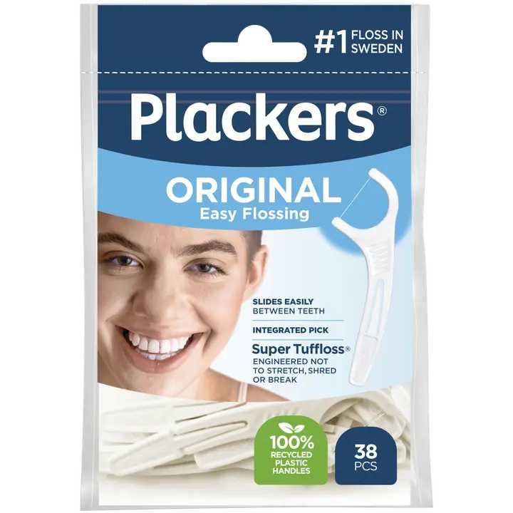 Plackers Original hammaslankain 38kpl