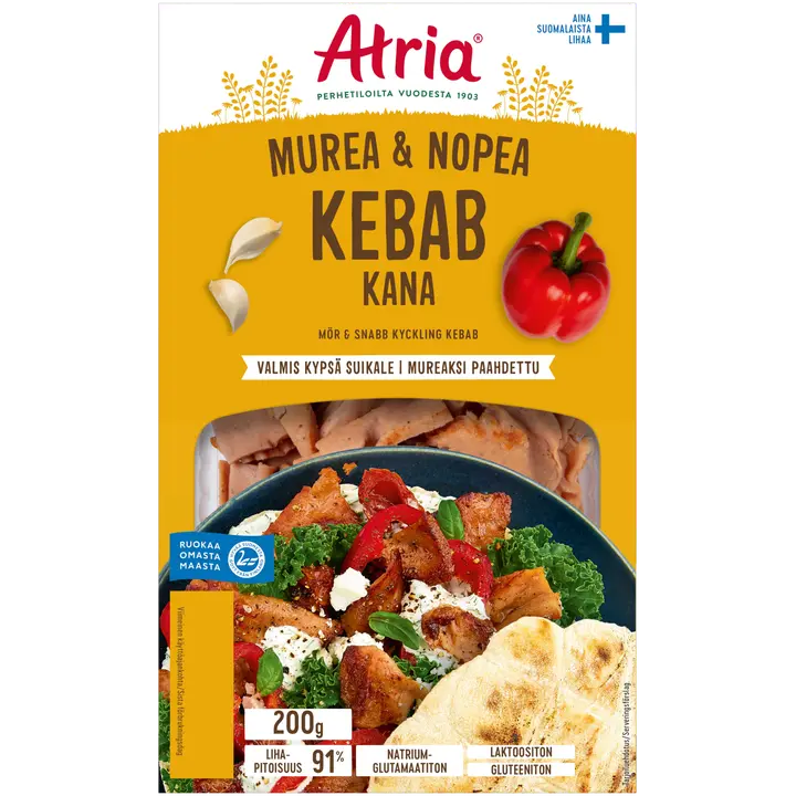 Atria Murea & Nopea Kana Kebab 200g