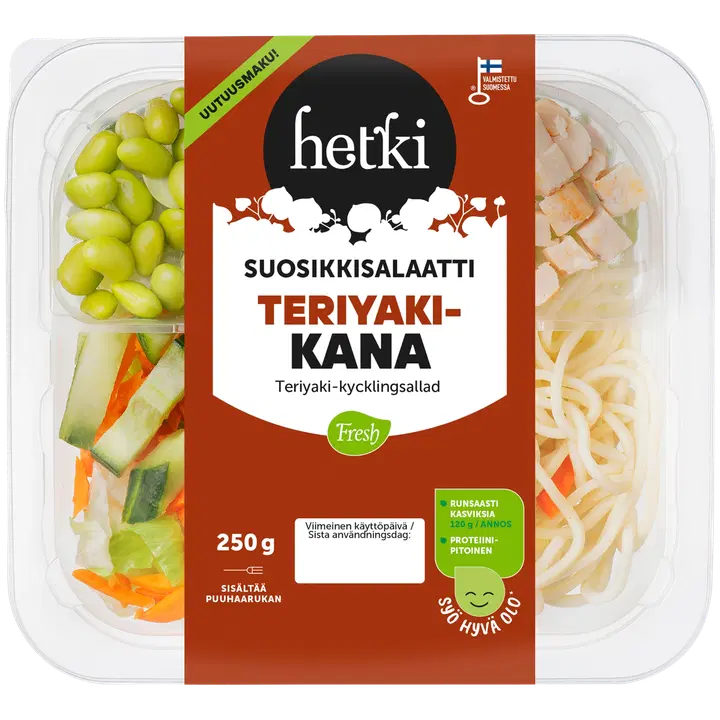 Fresh Hetki Suosikki Teriyaki-kanasalaatti 250 g