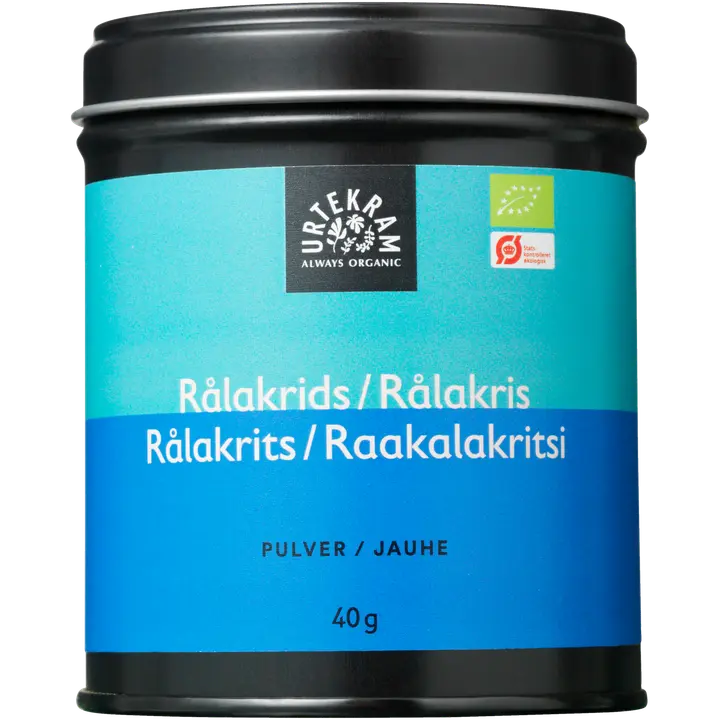 URTEKRAM luomu Raakalakritsijauhe 40g