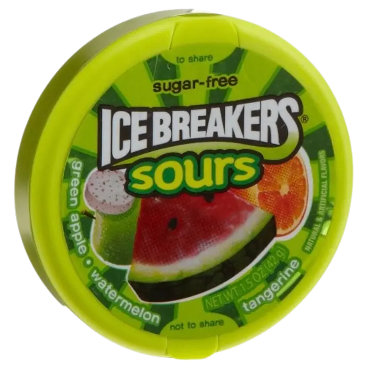 Ice Breakers puuviljamaitselised jääkaramellid 42 g