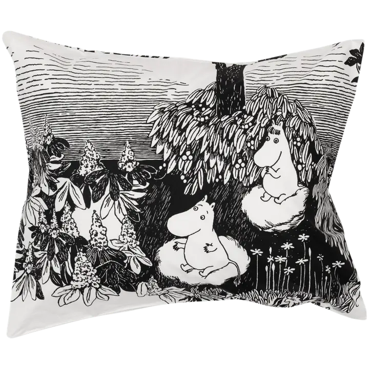 Padjapüür Muumid Unistus 50x60 must/valge