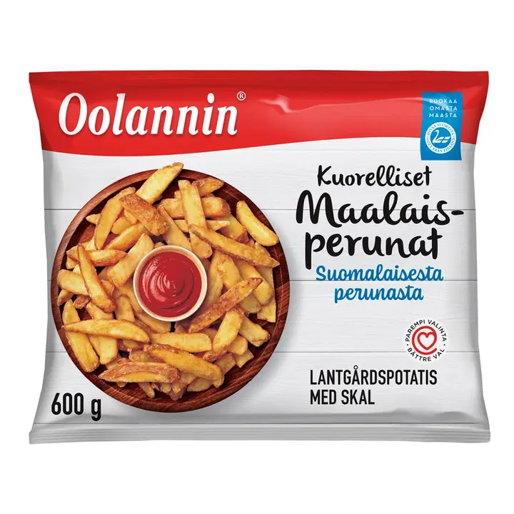 Oolannin lantgårdspotatis med skal 600g