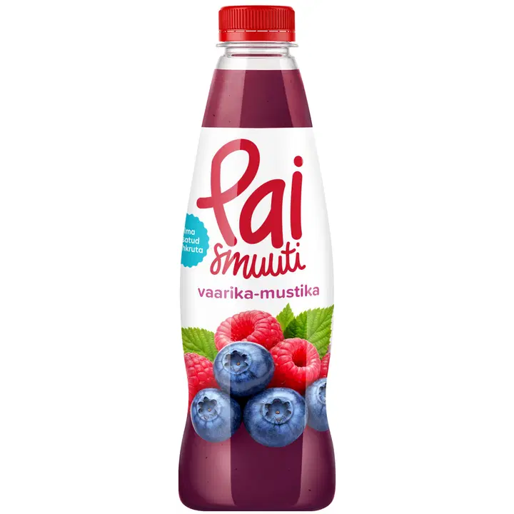PAI Vaarika-mustika smuuti 750ml