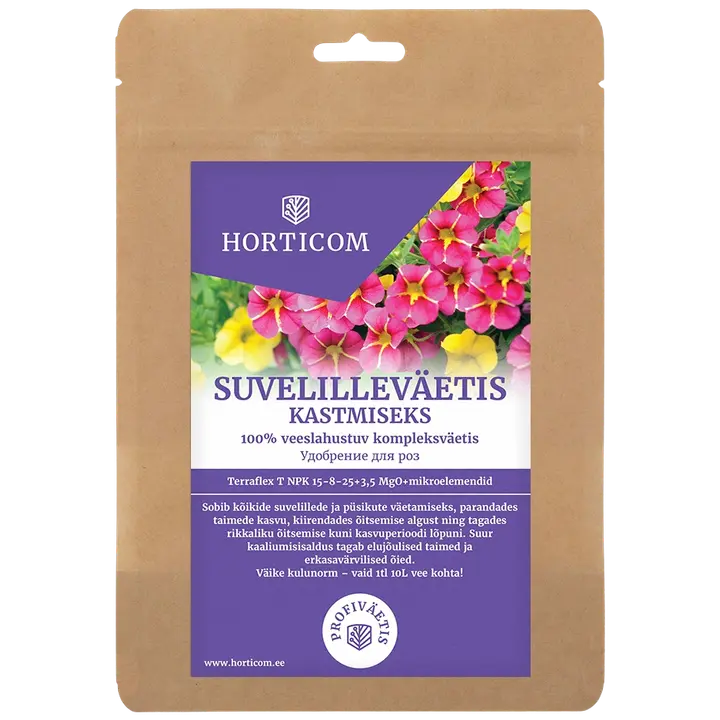 Suvelilleväetis kastmiseks Horticom 750g
