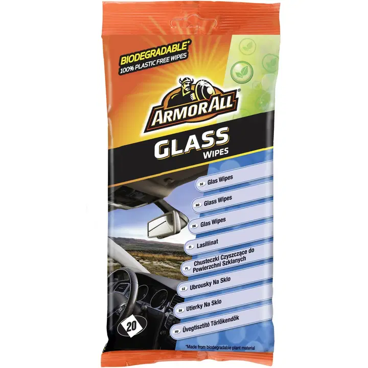 Armor All Wipes puhdistusliina lasille 15kpl