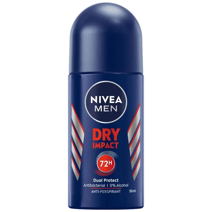 NIVEA MEN 50ml Dry Impact Deo Roll-on -antiperspirantti