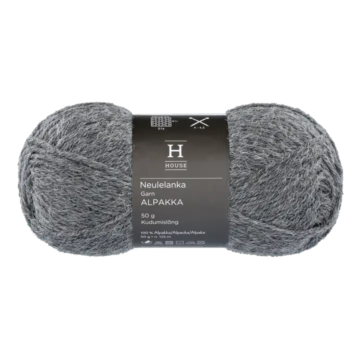 House neulelanka Alpakka 710234 50 g Dark Grey 1026