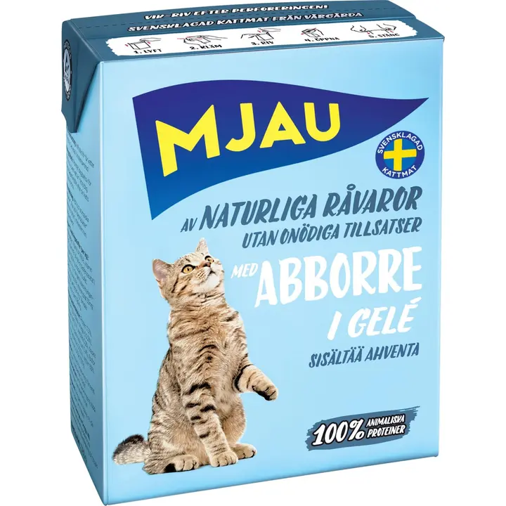 Mjau täissööt kassidele, ahven tarrendis 380 g