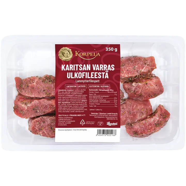 Korpela Karitsan varras ulkofileestä 350g