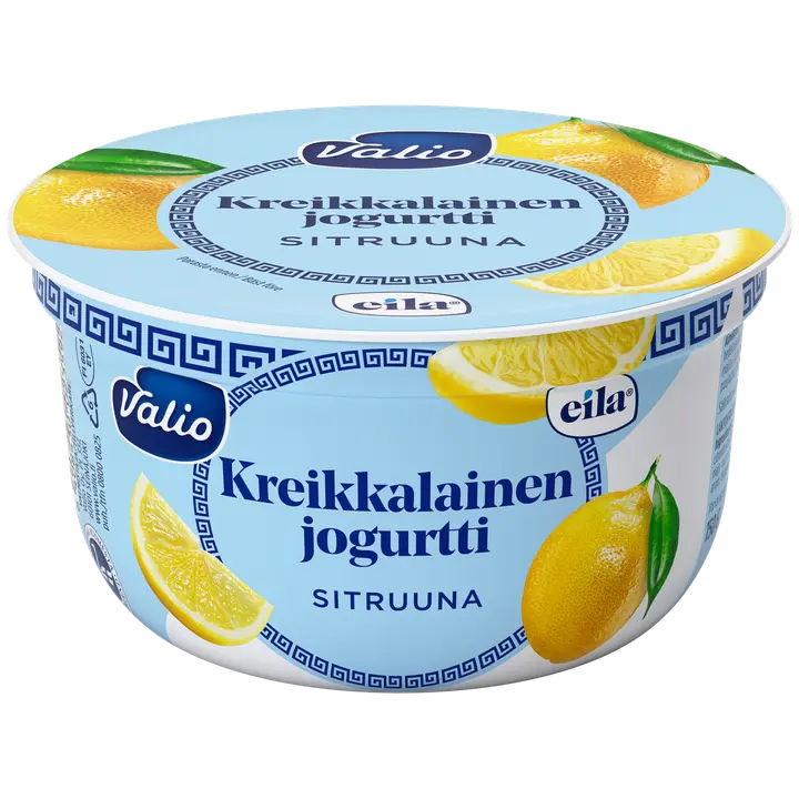 Valio kreikkalainen jogurtti 150 g sitruuna laktoositon