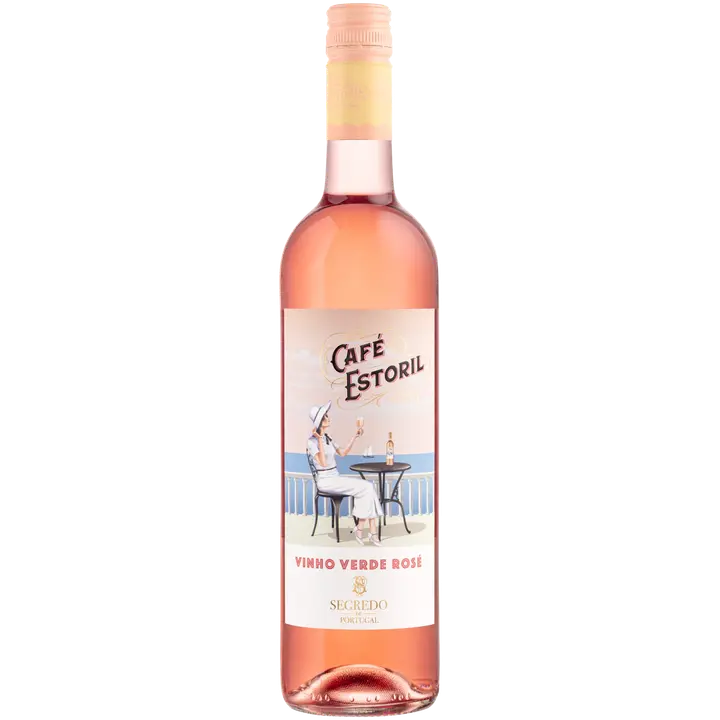 Cafe Estoril Vinho Verde Rose Doc KPN vein 11,5%vol 750 ml