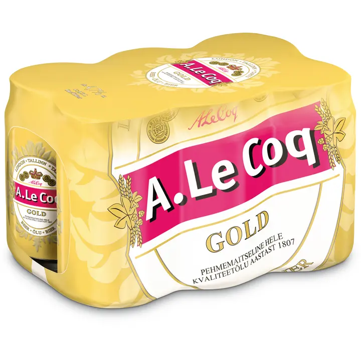 6 x A. Le Coq Gold 4,7% olut 0,33 l tlk kutiste