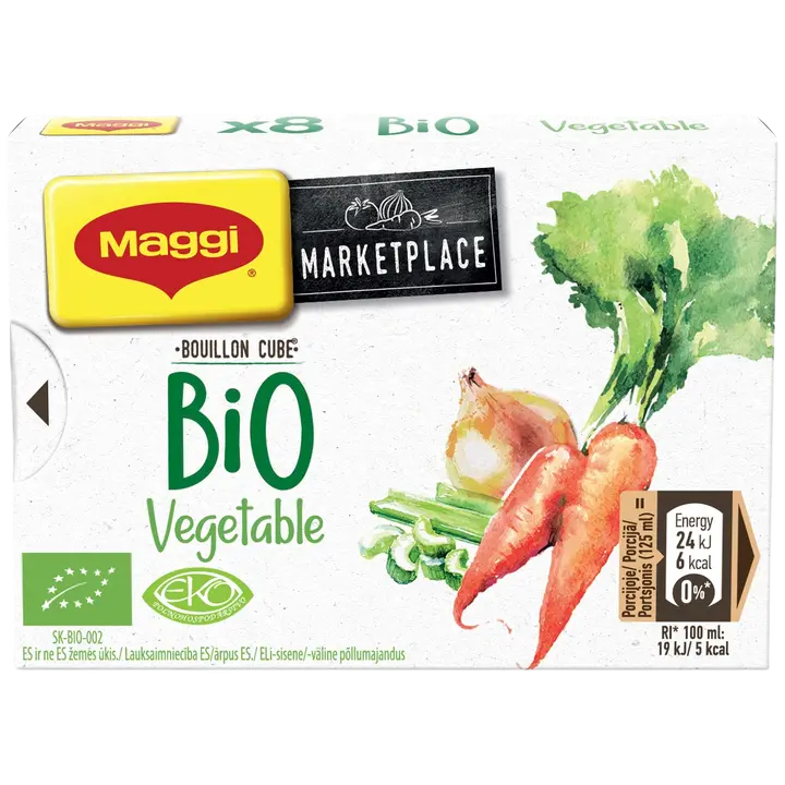 Aedviljapuljong 80 g, Bio