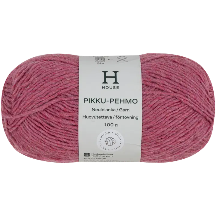 House villalanka Pikku pehmo 100 g Berry pink 200093