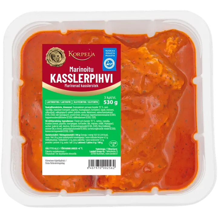Korpela Marinoitu kasslerpihvi 3 kpl 530g